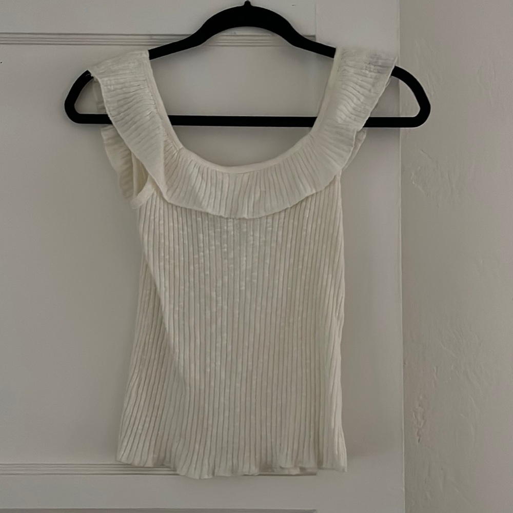 Ruffle tank top